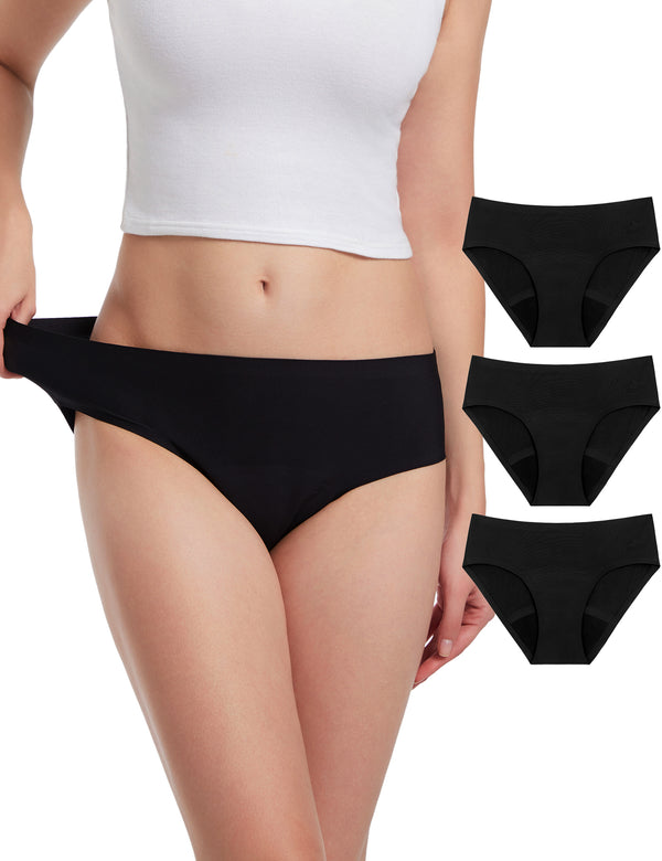 Period Underwear for Women Heavy Flow, Leakproof Menstrual Underwear Seamless Period Panties, No Show Panty