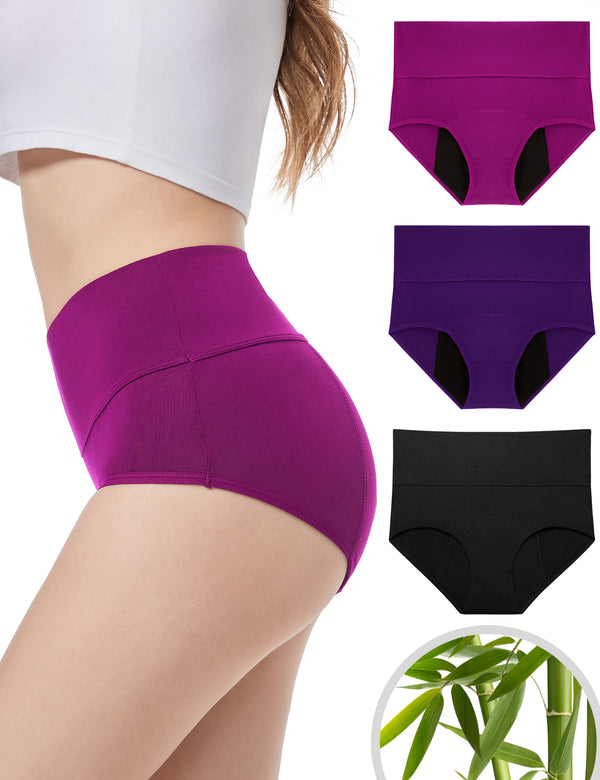 Period Underwear for Women Heavy Flow High Waist Postpartum Underwear Menstrual Leakproof Period Panties