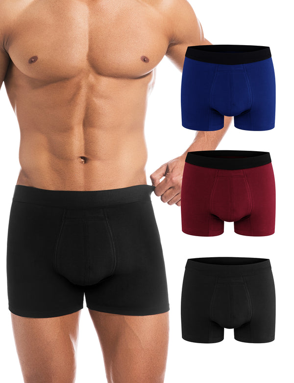 Incontinence Underwear for Men, Heavy Flow Bladder Leak Men's Incontinence Underwear, Cotton Reusable Washable Leakproof Boxer Briefs
